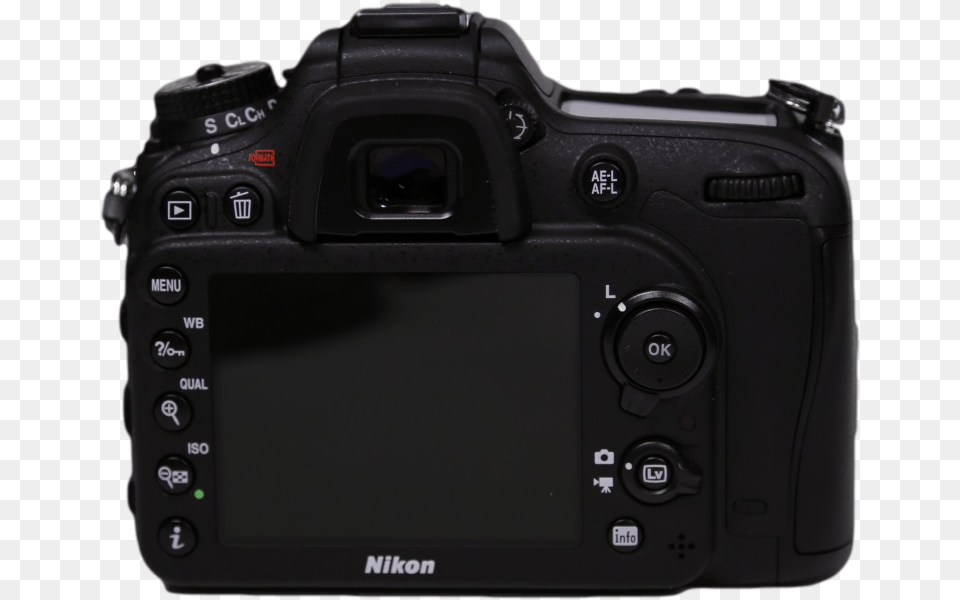 Nikon D7100 Back Nikon D7200 Digital Slr Camera, Digital Camera, Electronics, Video Camera Png Image