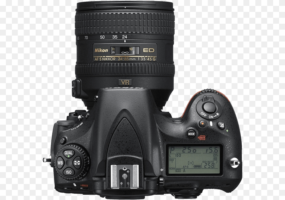 Nikon D810 Slr Camera Top View Image Canon 7d 15, Electronics, Digital Camera, Video Camera Free Transparent Png