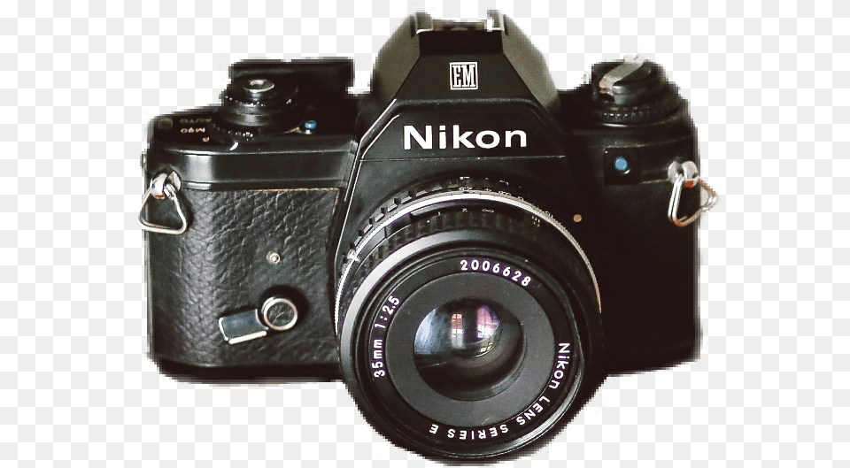 Nikon Vintage Camera Sticker Black Marco Zero Square, Digital Camera, Electronics Png