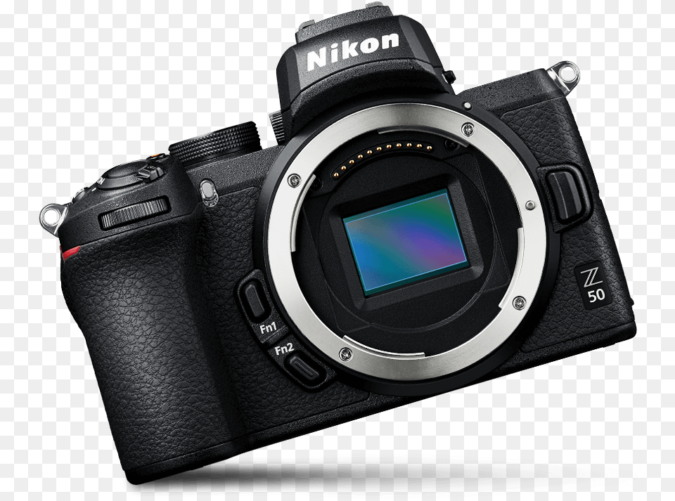Nikon Z50 Logo, Camera, Digital Camera, Electronics, Video Camera Free Transparent Png