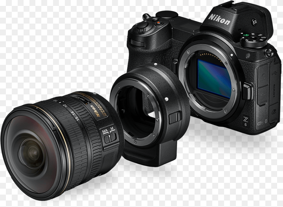 Nikon Z6 Mount Adapter, Camera, Electronics, Video Camera, Digital Camera Png