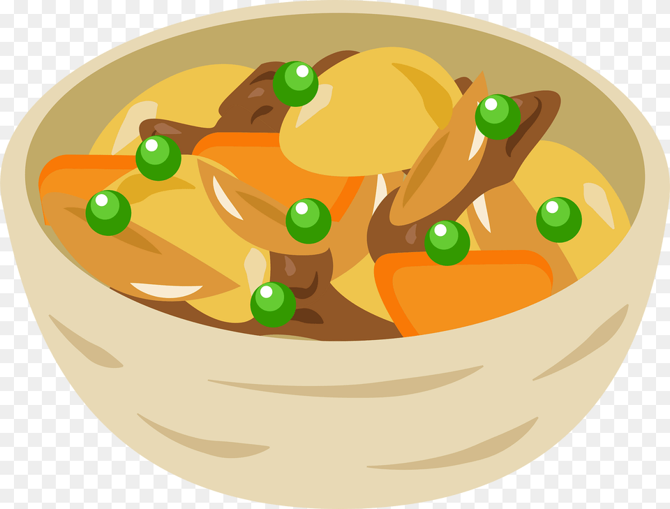 Nikujaga Food Clipart, Meal, Lunch, Bowl, Dish Free Png