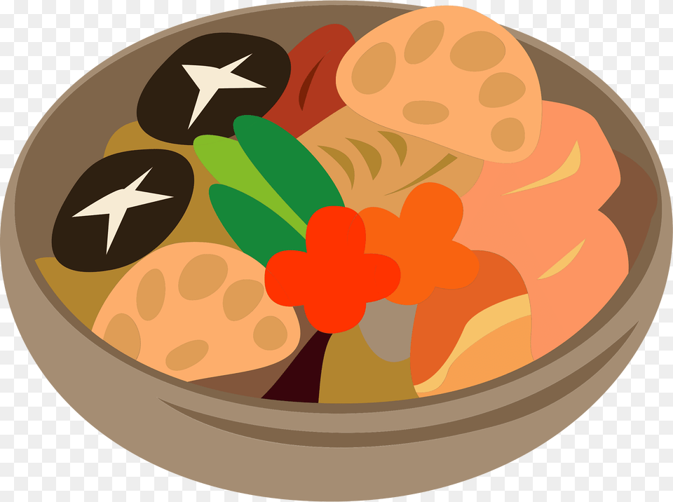 Nimono Simmered Dish Clipart, Meal, Lunch, Food, Bowl Png