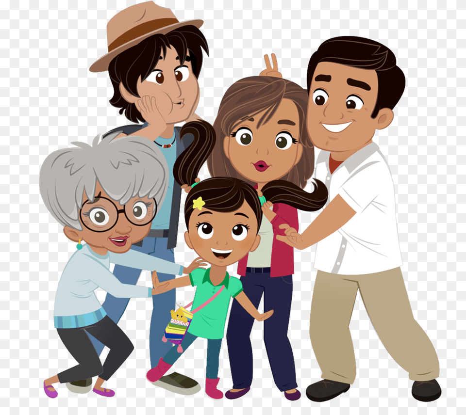 Nina And Her Family, Publication, Book, Comics, Child Free Transparent Png