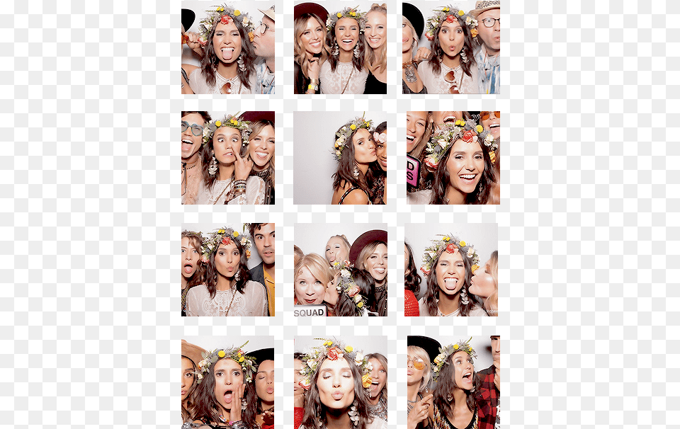 Nina Dobrev At Her Birthday Party Girl, Art, Collage, Woman, Wedding Png