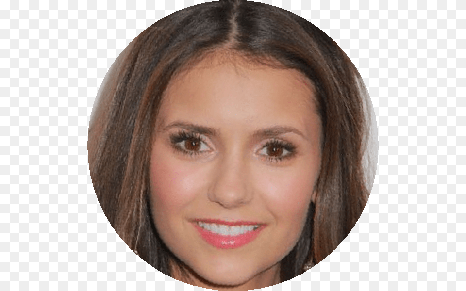 Nina Dobrev Girl Girl, Head, Dimples, Face, Smile Free Transparent Png