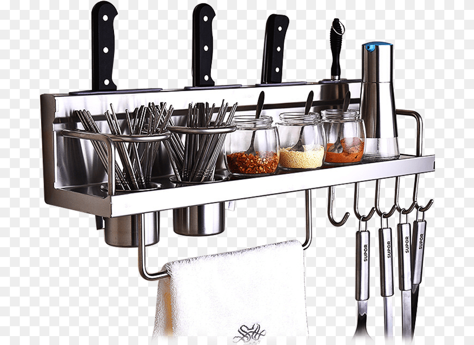 Nine Animal Husbandry Jomoo Kitchen And Bathroom Hanging Kitchen, Cutlery, Shelf, Spoon Free Png