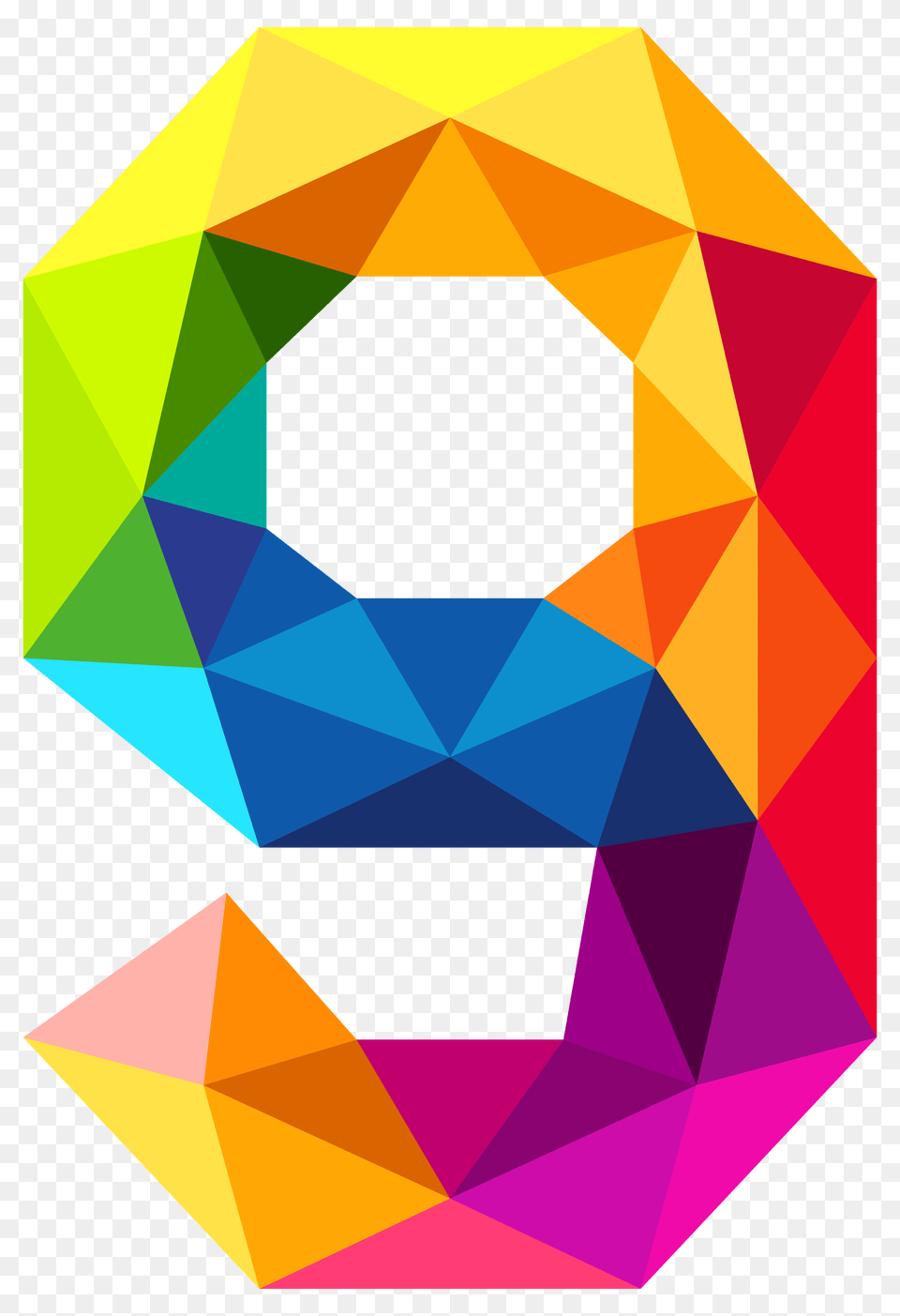 Nine Hd Transparent Nine Hd Images, Art, Paper, Origami Png