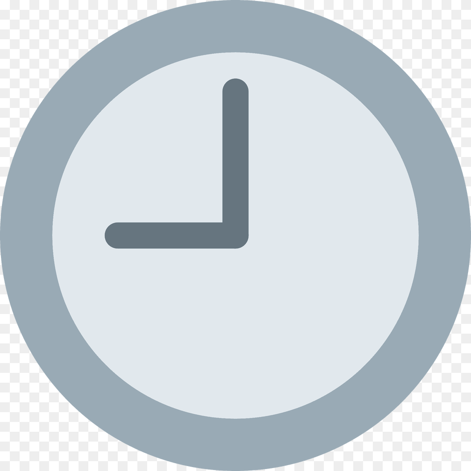 Nine Oclock Emoji Clipart, Analog Clock, Clock Free Png Download