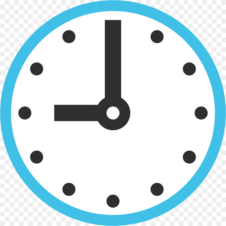Nine Oclock Emoji Clipart, Analog Clock, Clock, Hockey, Ice Hockey Png Image