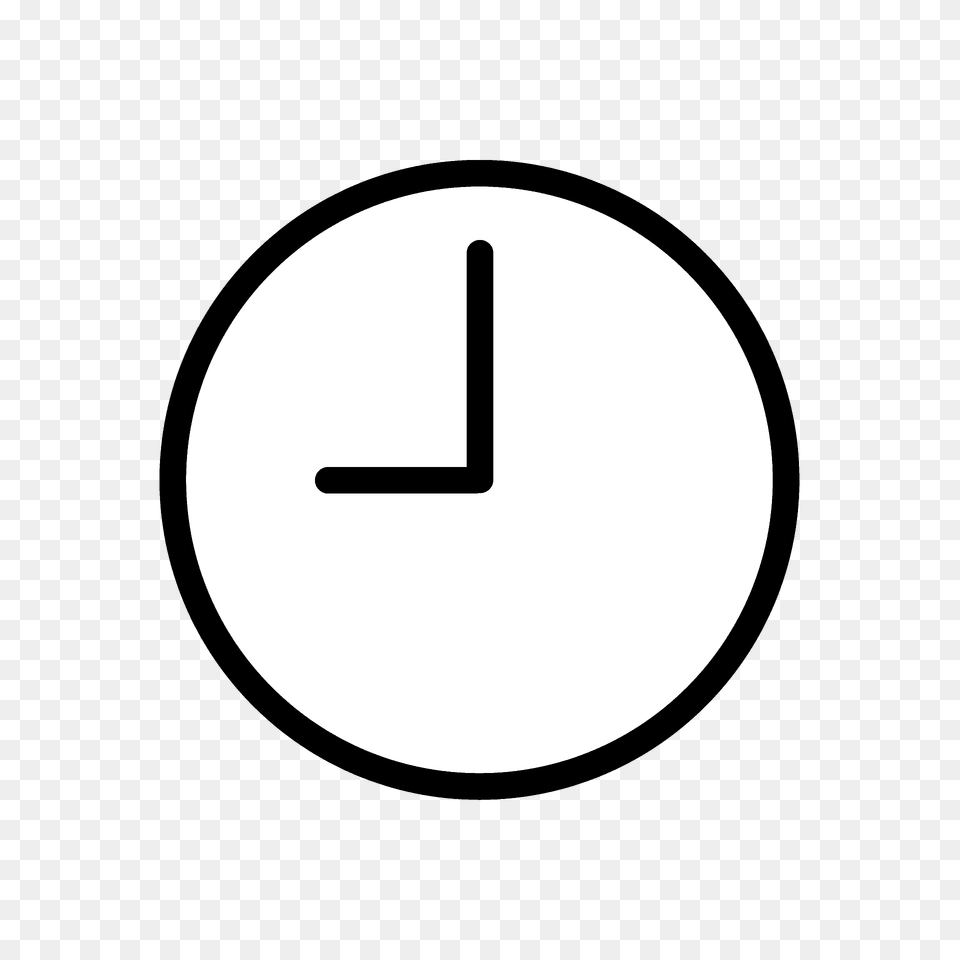 Nine Oclock Emoji Clipart, Number, Symbol, Text, Analog Clock Png Image
