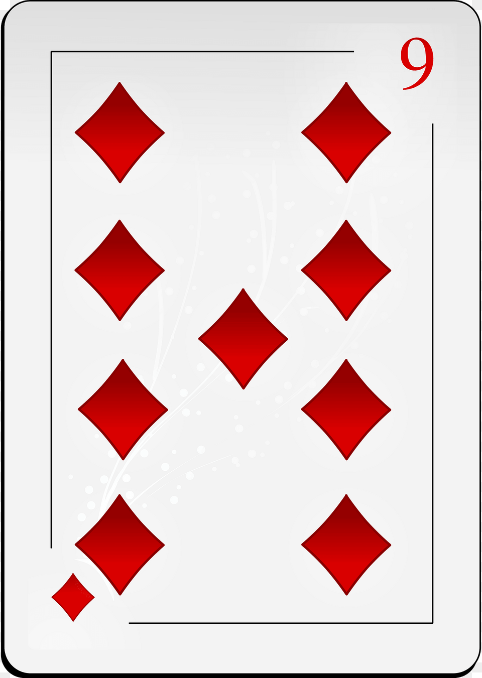 Nine Of Diamonds Clipart, Home Decor Png Image