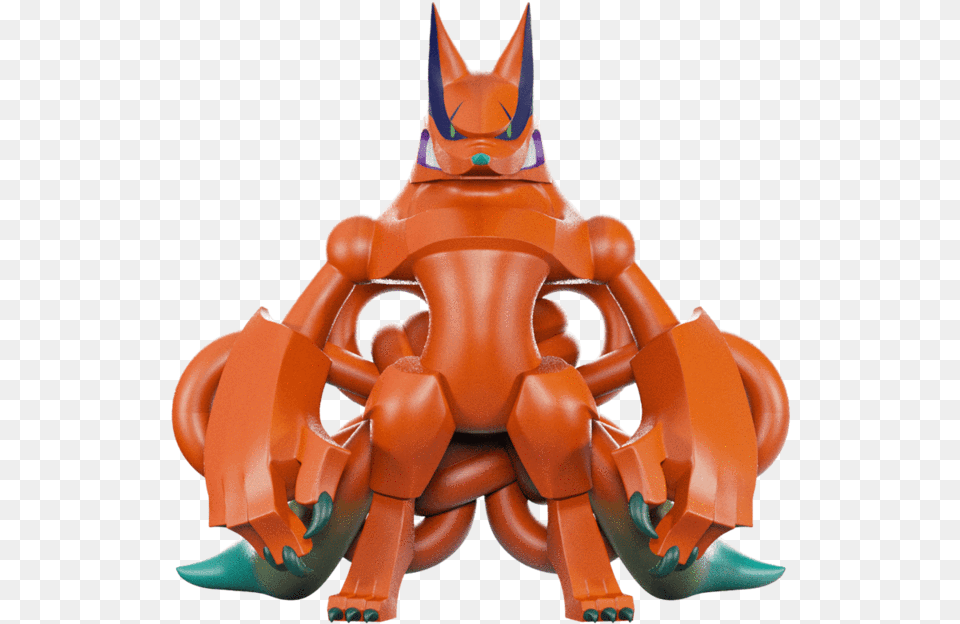 Nine Tailed Fox Vinyl Toy, Inflatable Png Image