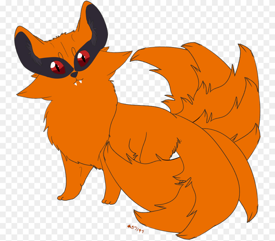 Nine Tails Eye Color Red Fox, Baby, Person, Animal, Cat Free Png Download