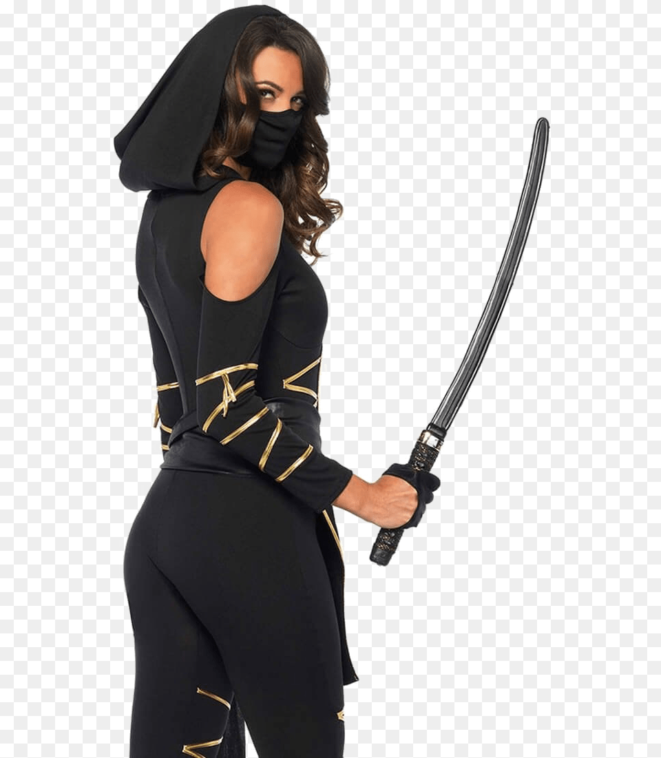 Ninja Background Ninja Costume, Adult, Female, Person, Woman Png