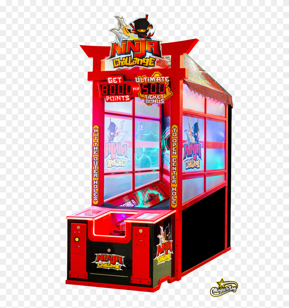 Ninja Challenge Amusement Coin Op Magic Play Automat Ninja, Arcade Game Machine, Game Free Transparent Png