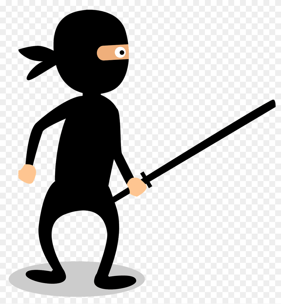 Ninja Clipart, Person, People, Silhouette Png