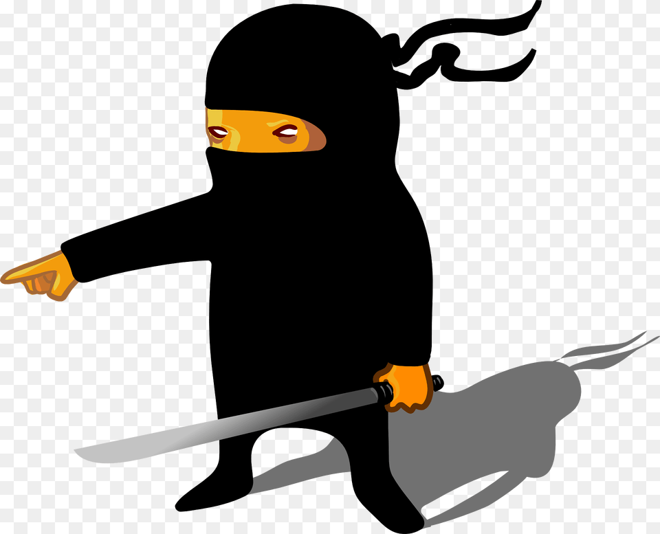 Ninja Clipart, Person Free Png