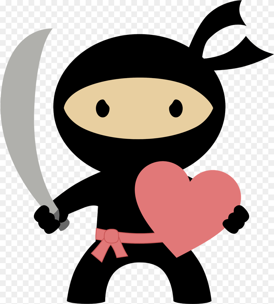 Ninja Clipart Abstract Ninja Valentine Clipart, People, Person, Astronomy, Moon Free Png Download