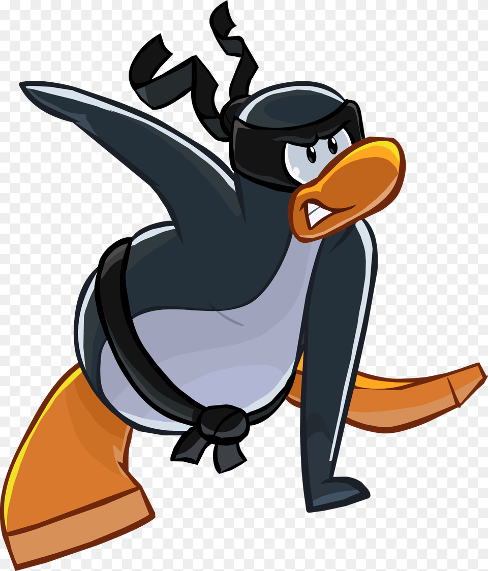 Ninja Clipart Penguin Penguin Ninja Club Penguin, Animal, Bird, Fish, Sea Life Free Transparent Png