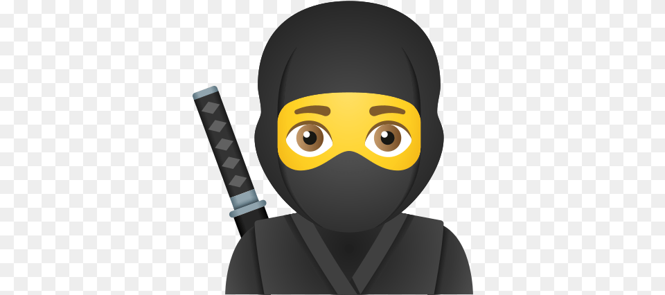 Ninja Emoji Icon U2013 And Vector Ninja Emoji, Person, Baby, Face, Head Png Image