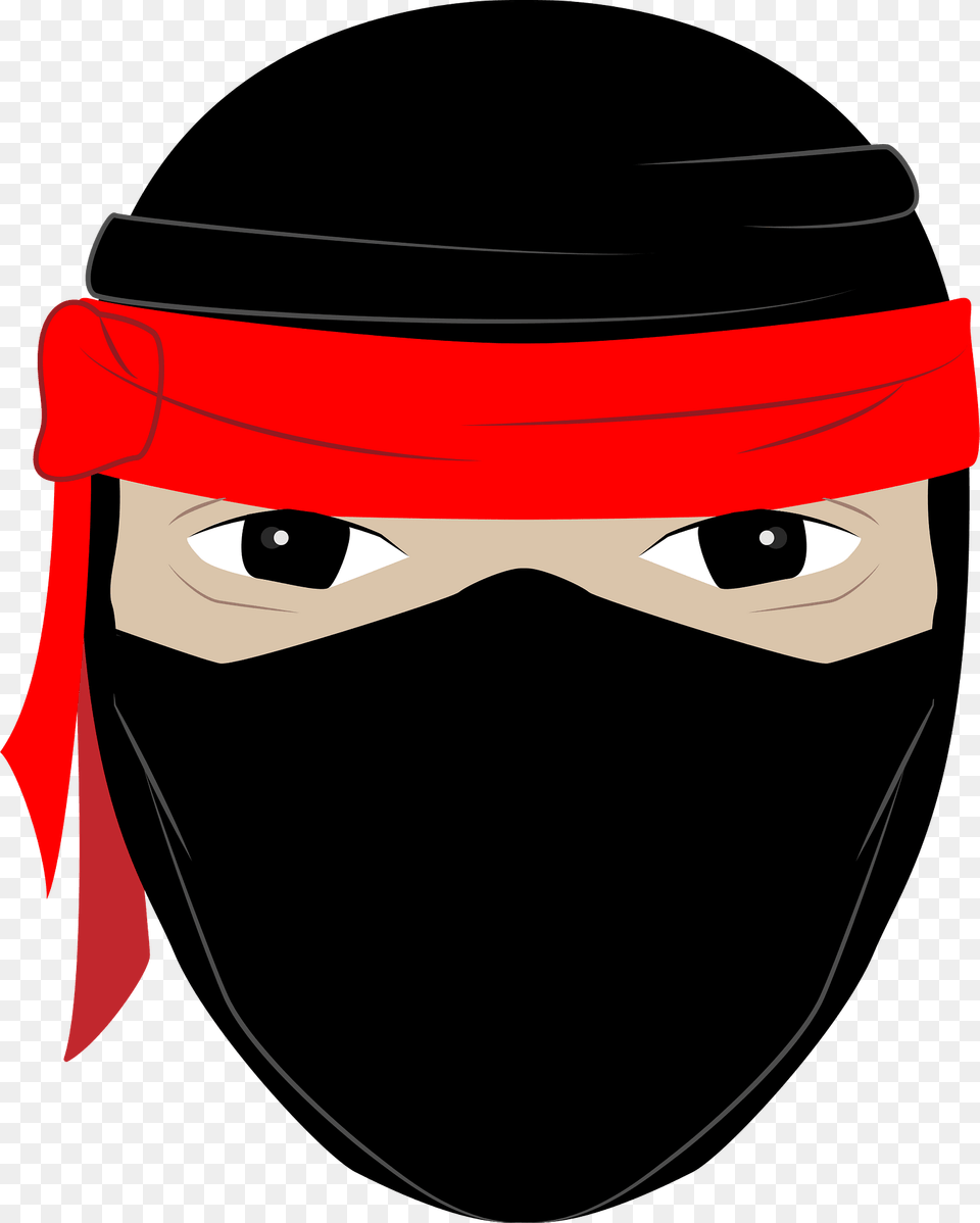 Ninja Face Clipart, Accessories, Adult, Female, Helmet Png Image