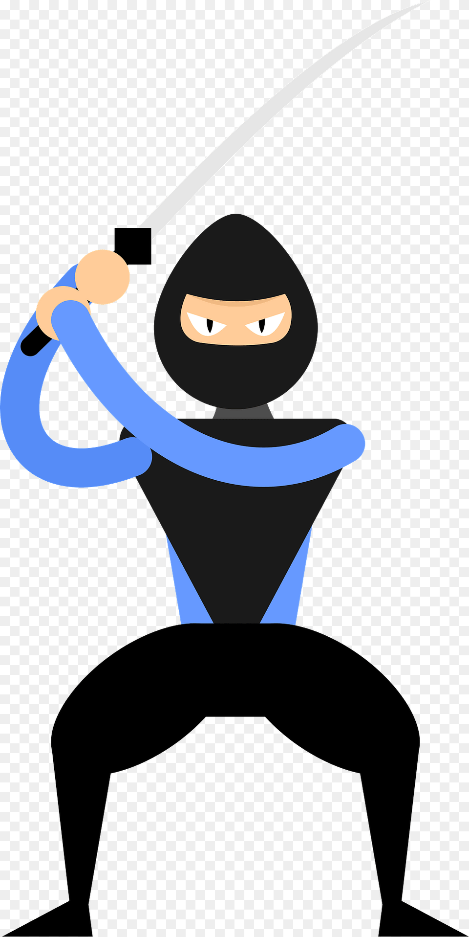 Ninja Fighter Clipart, Sword, Weapon, Person, People Free Transparent Png