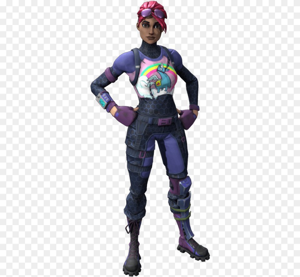 Ninja Fortnite Brite Bomber Fortnite, Person, Clothing, Costume, Face Png