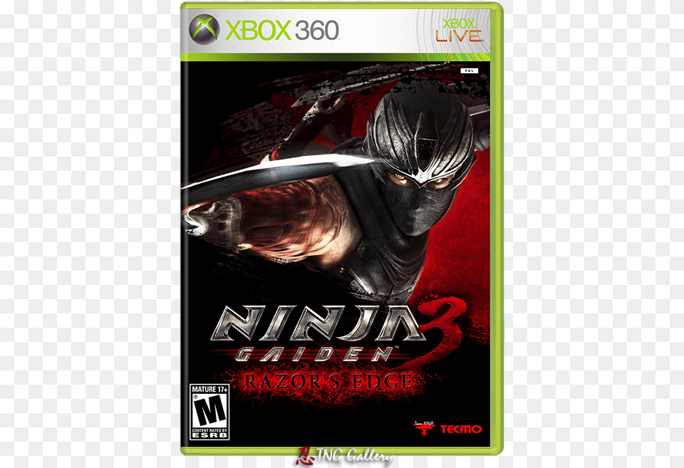 Ninja Gaiden 3 Razor39s Edge Xbox, Advertisement, Poster, Adult, Female Png