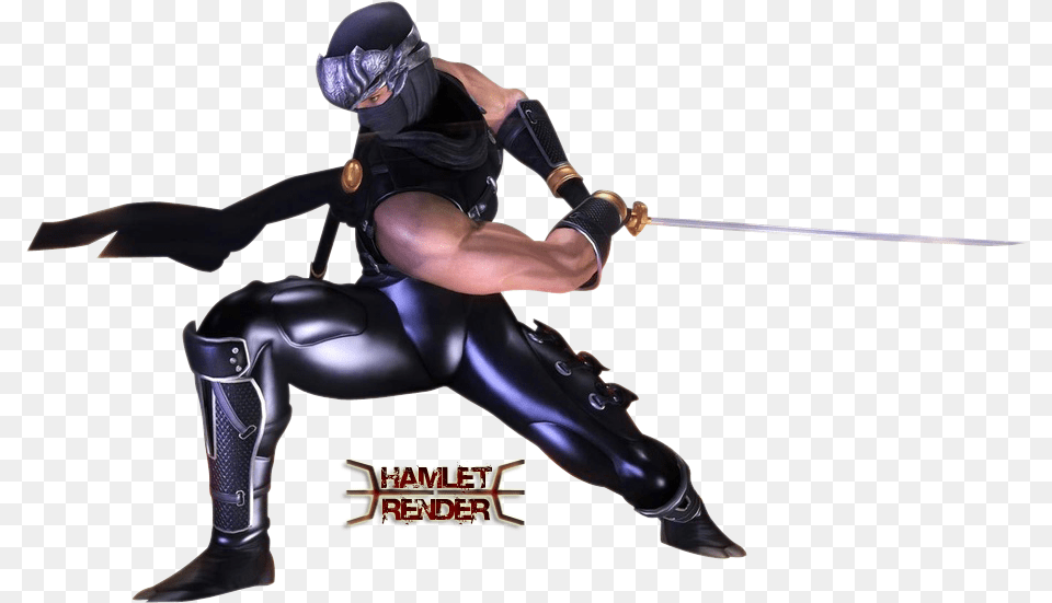 Ninja Gaiden Ryu Hayabusa Hd Wallpaper And Background Ninja Gaiden Render, Person, Sword, Weapon Free Png