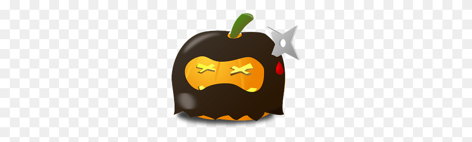 Ninja Halloween Pumpkin, Food, Plant, Produce, Vegetable Png