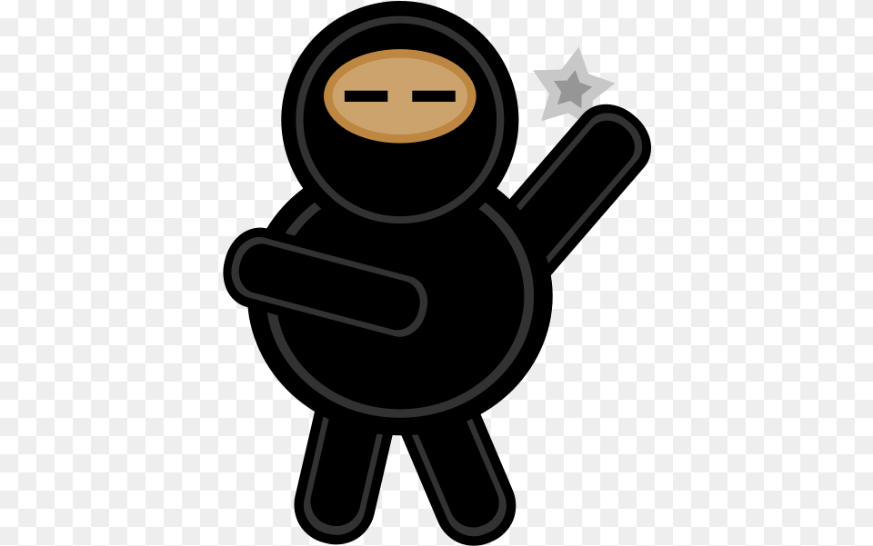 Ninja Icon Fat Black Ninja, Person, Gas Pump, Machine, Pump Free Png