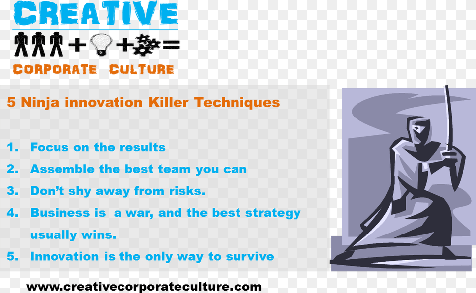 Ninja Innovation Creative Corporate Culture Graphic Design, People, Person, Adult, Female Free Transparent Png