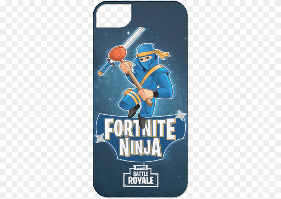 Ninja Iphone 5 Case Ninja Fortnite T Shirt, People, Person, Face, Head Free Png Download