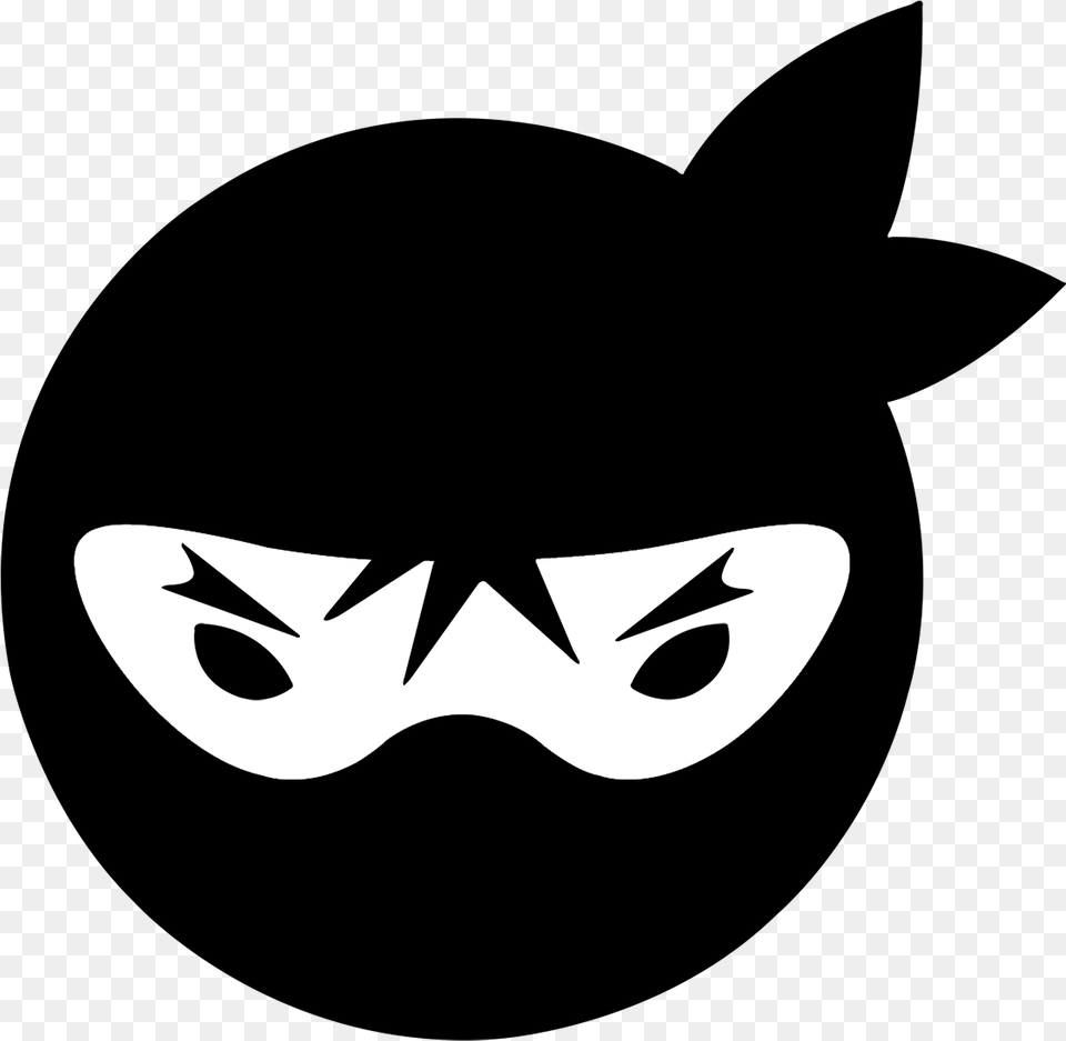 Ninja Logo Design Clipart Ninja Logo Hd, Stencil, Symbol, Batman Logo Free Png