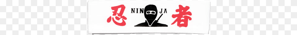 Ninja Mask Headband Tiger Claw Headband Ninja With Mask Headband, Stencil, Person, Text, Logo Free Transparent Png