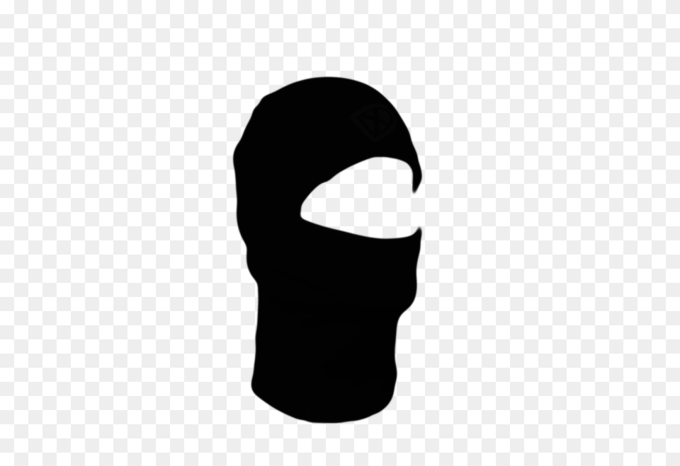 Ninja Mask Solid Color Cold Gear, Silhouette Free Png Download