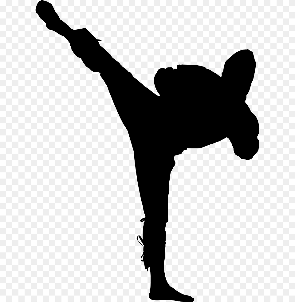 Ninja Ninja Kicking, Silhouette, Adult, Male, Man Png Image