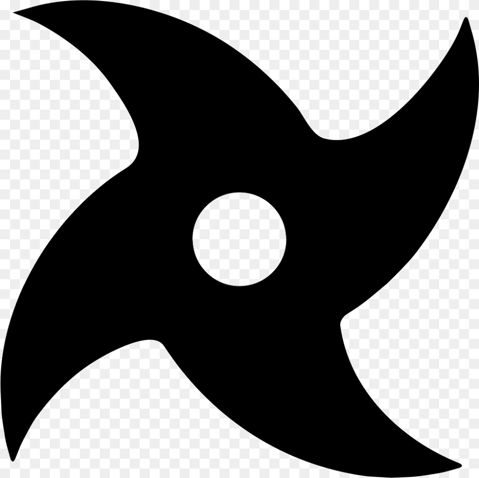 Ninja Shuriken Icon Download, Animal, Fish, Sea Life, Shark Free Transparent Png