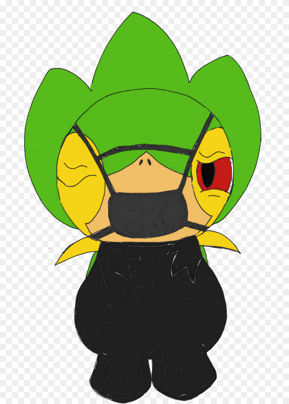 Ninja Snivy, Face, Head, Person, Animal Free Png