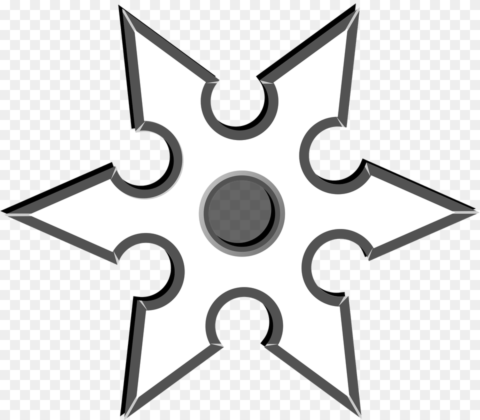 Ninja Star Clipart, Symbol, Star Symbol Png