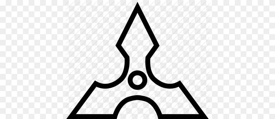 Ninja Star Three Throwing Weapon Icon, Animal, Invertebrate, Spider Free Transparent Png