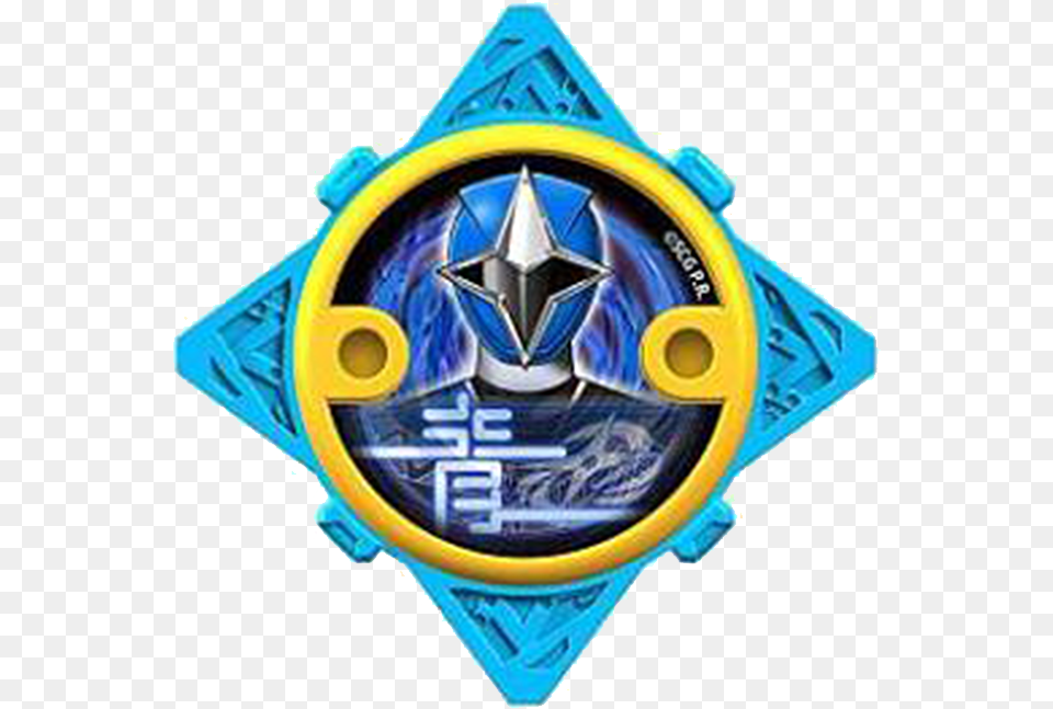 Ninja Steel Blue Power Star Power Rangers Super Ninja Steel, Badge, Logo, Symbol, Emblem Free Png Download