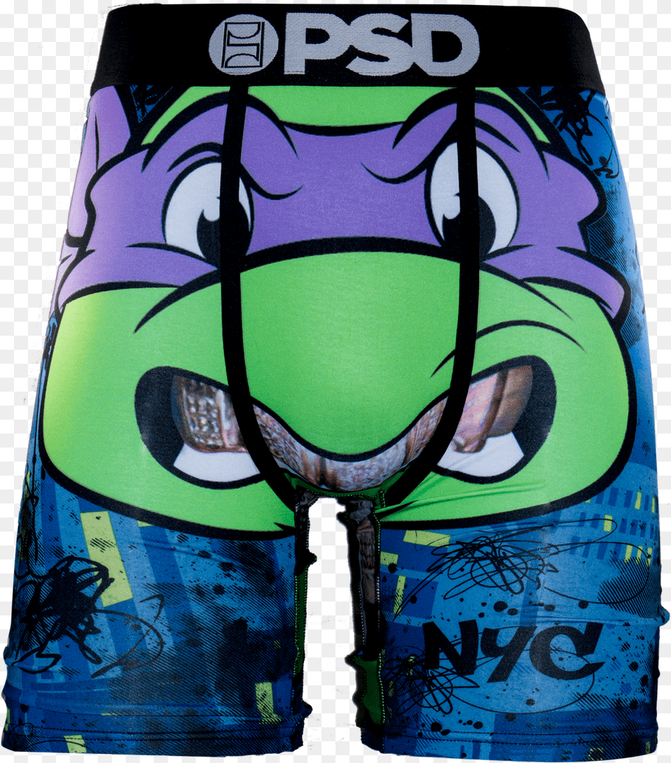 Ninja Turtle Boxers Men, Clothing, Shorts, Adult, Female Png Image