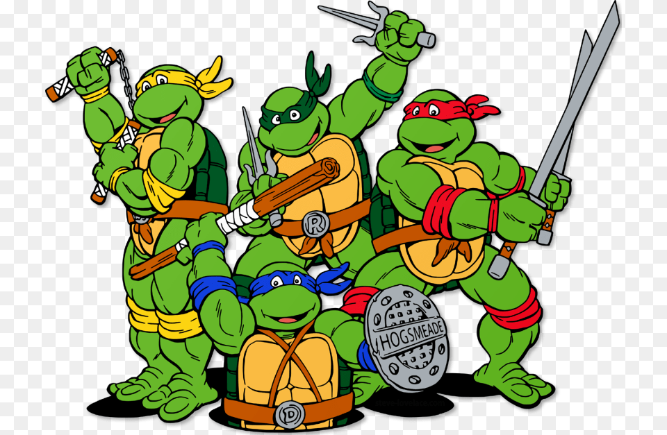 Ninja Turtle Clip Art, Book, Comics, Publication, Baby Free Png Download