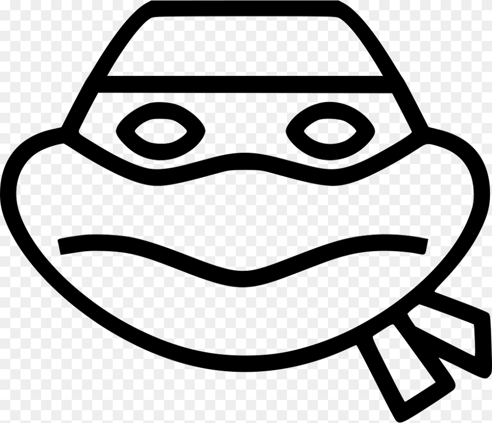 Ninja Turtle Leonardo Humanoid Donatello Ninja Turtles Face, Clothing, Hat, Stencil Free Transparent Png
