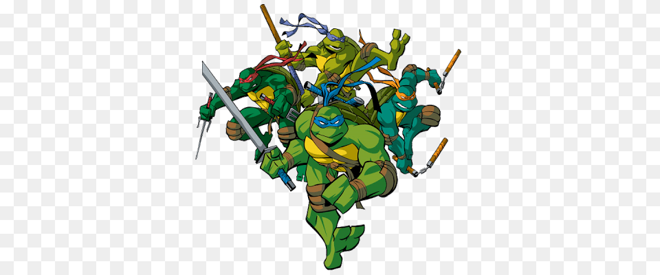 Ninja Turtles, Green, Baby, Person, People Png