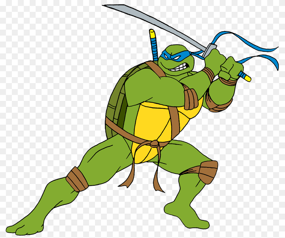 Ninja Turtles, Sword, Weapon, Person Free Png Download