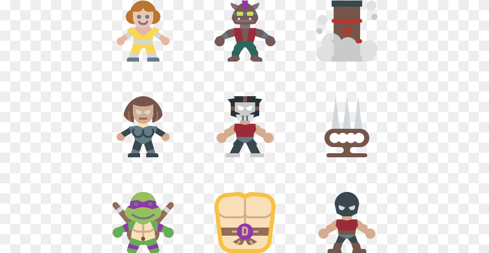 Ninja Turtles Cartoon, Cutlery, Baby, Person, Face Free Transparent Png