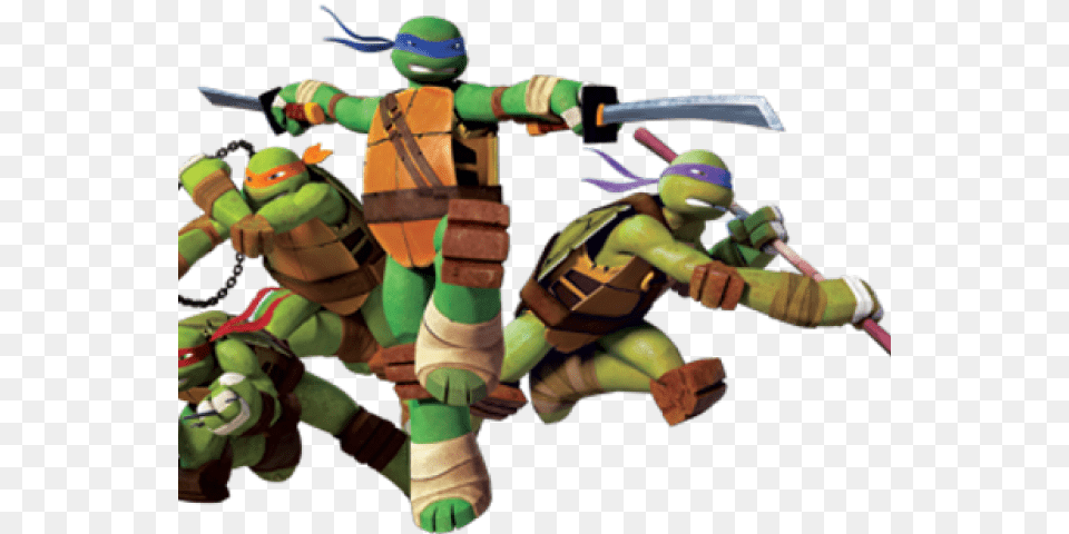 Ninja Turtles Clipart Transparent Background Topo De Bolo Tartaruga Ninja, Baby, Person, Ball, Sport Free Png Download